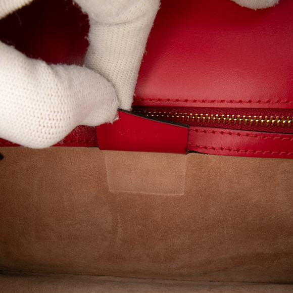 Pre-Loved Gucci Small Leather Sylvie Web Satchel - Picture 6 of 9